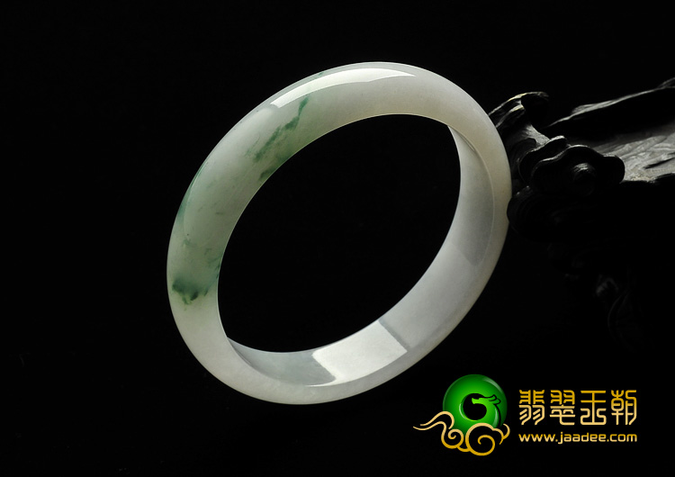 糯冰种飘花缅甸翡翠A货手镯（60mm）