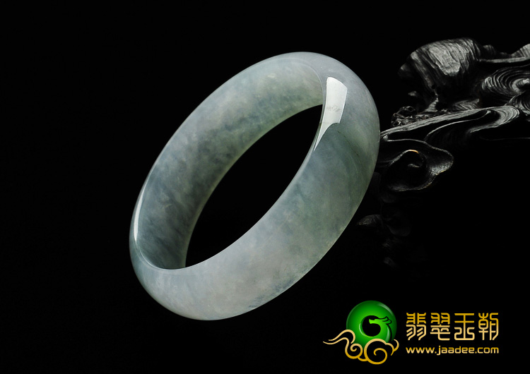 冰种晴水缅甸翡翠A货手镯（57.3mm）