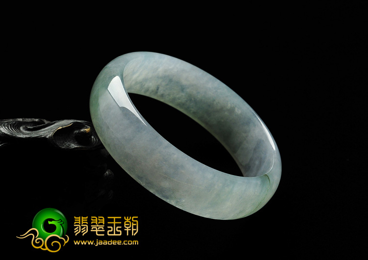 冰种晴水缅甸翡翠A货手镯（57.3mm）