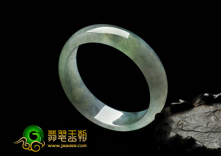 冰种晴水缅甸翡翠A货手镯（57.3mm）