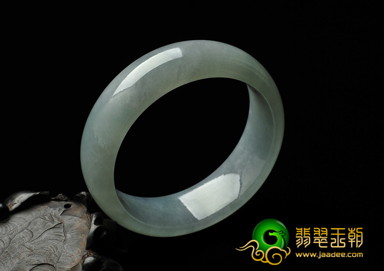 糯冰种晴水缅甸翡翠A货手镯（56.9mm）