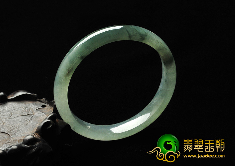冰种飘花缅甸翡翠A货手镯（51.9mm）