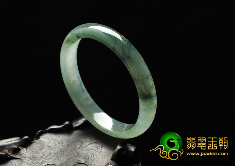 冰种飘花缅甸翡翠A货手镯（51.9mm）
