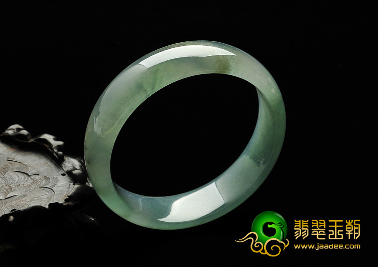 冰种晴水缅甸翡翠A货手镯（57.2mm）