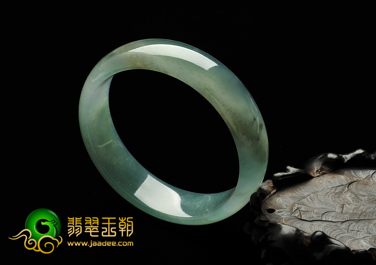 冰种晴水缅甸翡翠A货手镯（57.2mm）