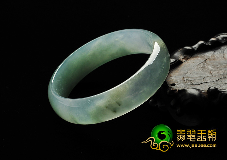 冰种晴水缅甸翡翠A货手镯（57.2mm）