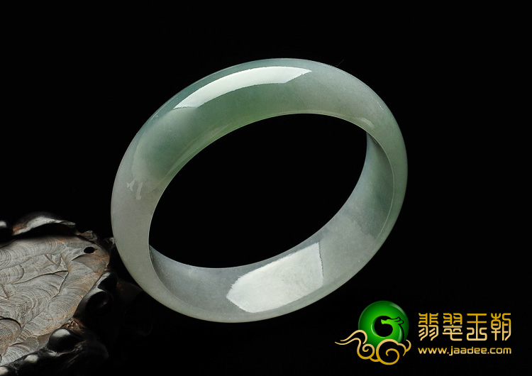 糯冰种晴水缅甸翡翠A货手镯（59.4mm）