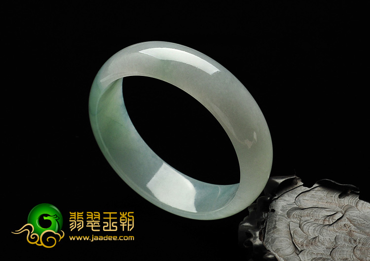 糯冰种晴水缅甸翡翠A货手镯（59.4mm）
