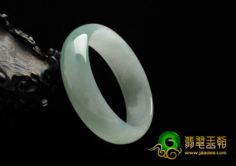 糯冰种晴水缅甸翡翠A货手镯（59.4mm）