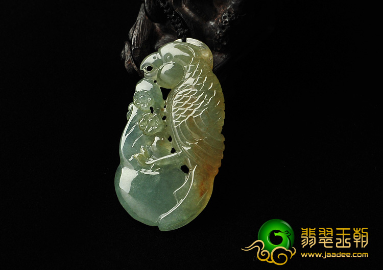 糯冰种黄翡缅甸翡翠A货英明神武挂件