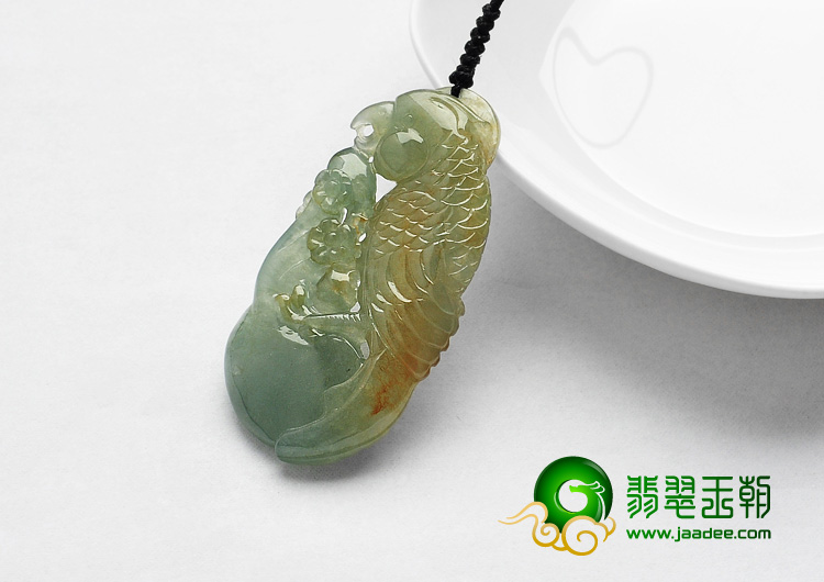 糯冰种黄翡缅甸翡翠A货英明神武挂件