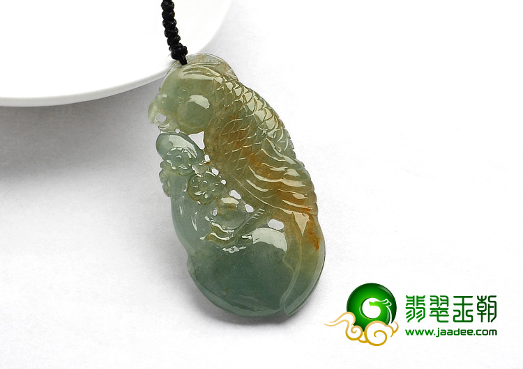 糯冰种黄翡缅甸翡翠A货英明神武挂件
