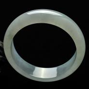 冰种晴水缅甸翡翠A货手镯（59.5mm）