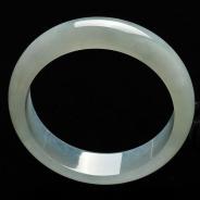 冰种晴水缅甸翡翠A货手镯（57.5mm）