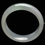 冰种晴水缅甸翡翠A货手镯（57.6mm）