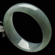 糯冰种晴水缅甸翡翠A货手镯（56.9mm）