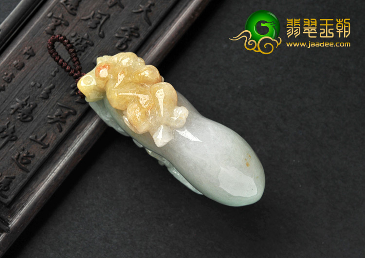糯冰种三彩缅甸翡翠A货福禄寿挂件