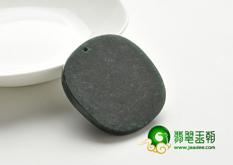 冰种墨翠缅甸翡翠A货飞龙挂件