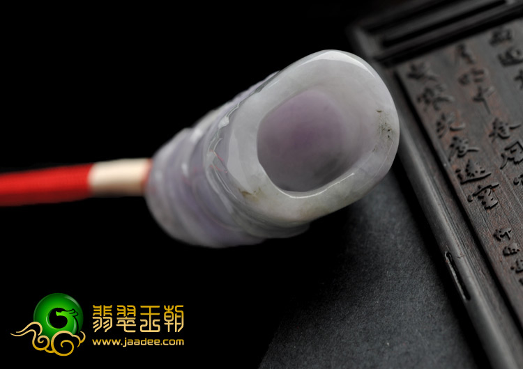 糯冰种紫罗兰缅甸翡翠A货节节高手玩件