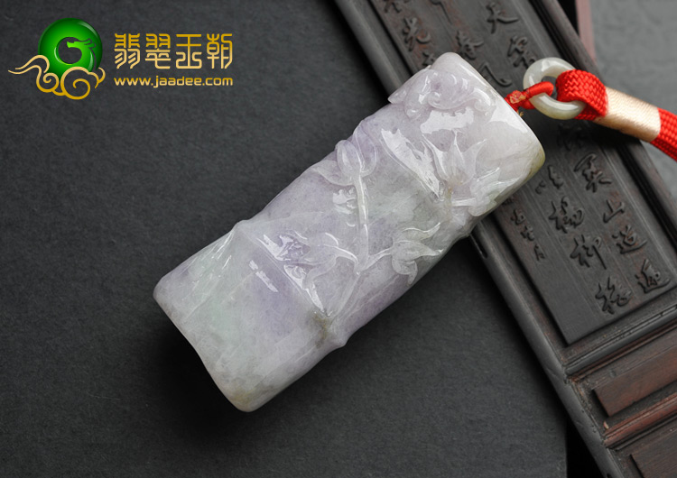 糯冰种紫罗兰缅甸翡翠A货节节高手玩件