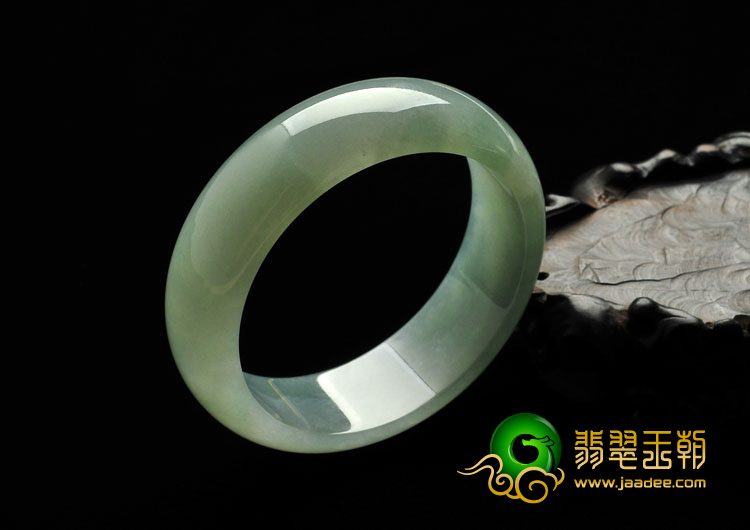 糯冰种晴水缅甸翡翠A货手镯（57.7mm）