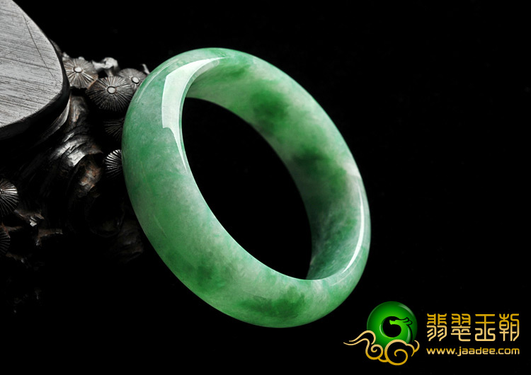 糯冰种晴水缅甸翡翠A货手镯（59.3mm）