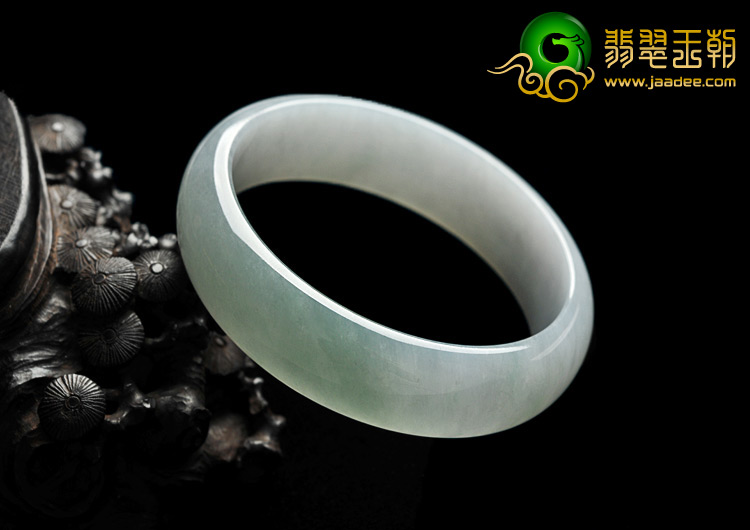 糯冰种晴水缅甸翡翠A货手镯（59.5mm）