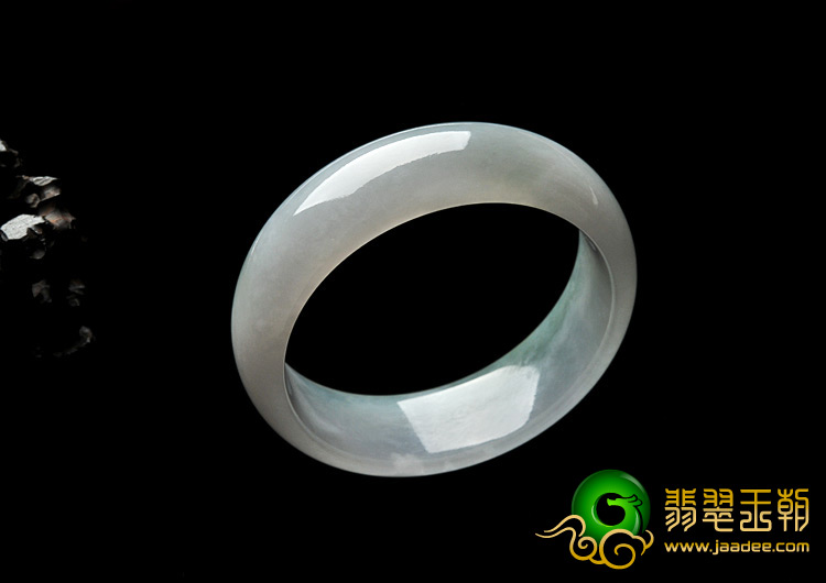 糯冰种晴水缅甸翡翠A货手镯（57.2mm）