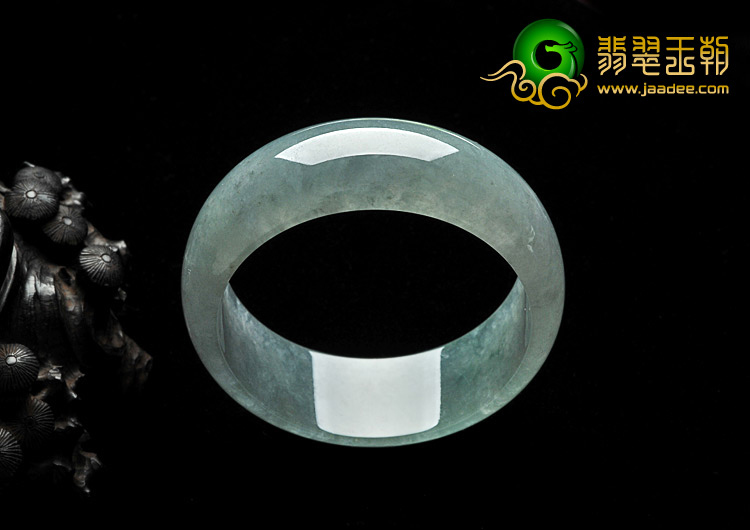 冰种晴水缅甸翡翠A货手镯（61.3mm）
