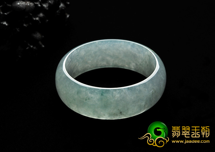 冰种晴水缅甸翡翠A货手镯（61.3mm）