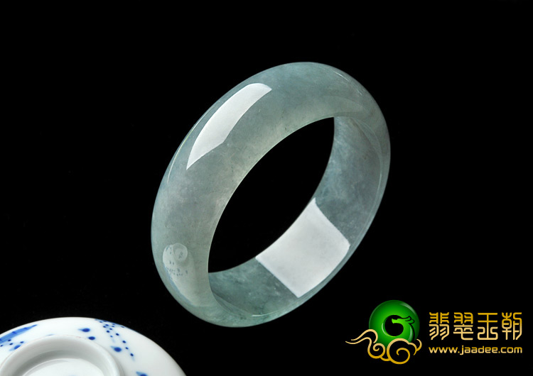 冰种晴水缅甸翡翠A货手镯（61.3mm）