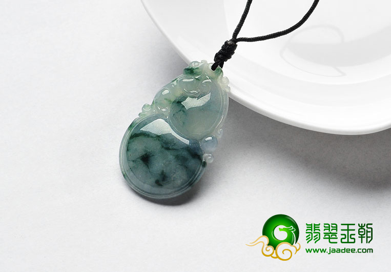 糯冰种飘花缅甸翡翠A货福禄寿挂件