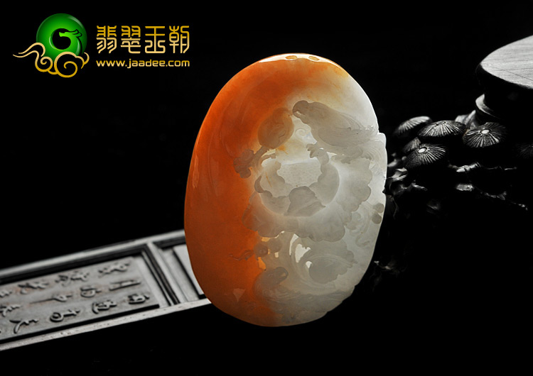 糯冰种黄翡缅甸翡翠A货两厢情愿挂件