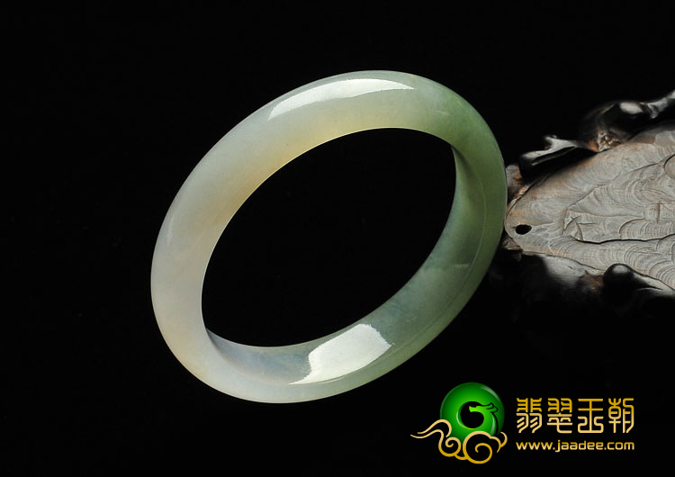 冰种晴水缅甸翡翠A货手镯（52.4mm）