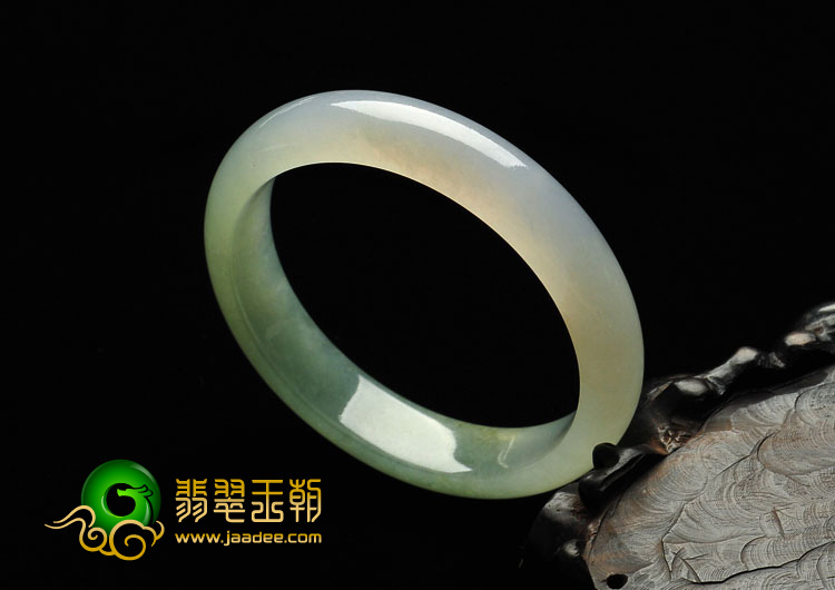冰种晴水缅甸翡翠A货手镯（52.4mm）
