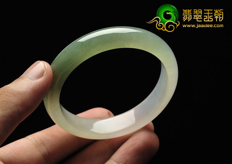 冰种晴水缅甸翡翠A货手镯（52.4mm）