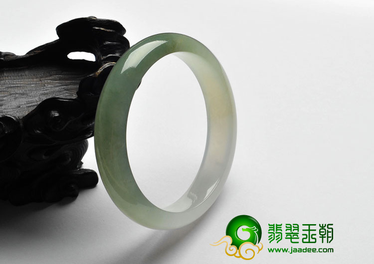 冰种晴水缅甸翡翠A货手镯（52.4mm）