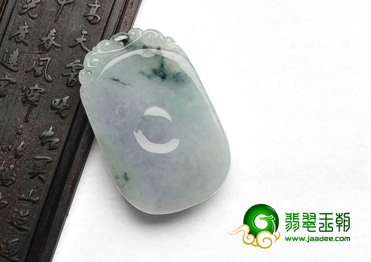 糯冰种晴水缅甸翡翠A货鸡牌挂件