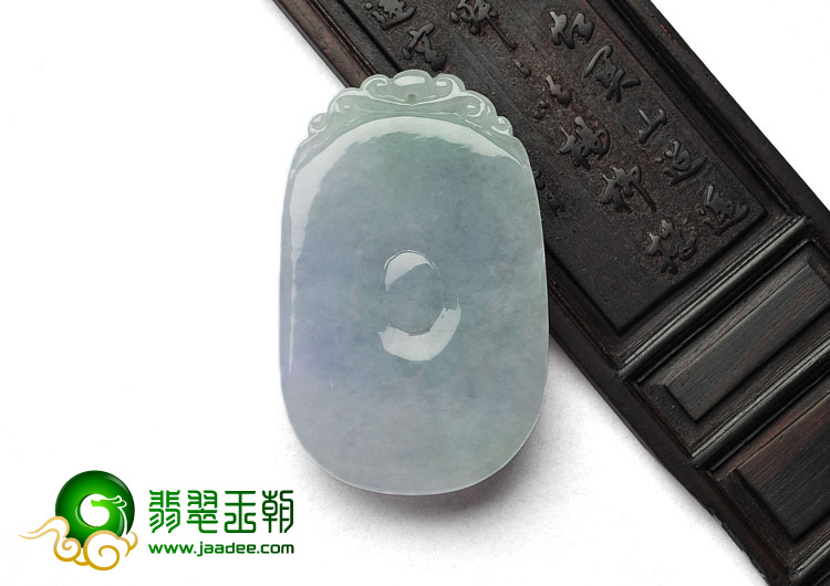 糯冰种晴水缅甸翡翠A货鸡牌挂件