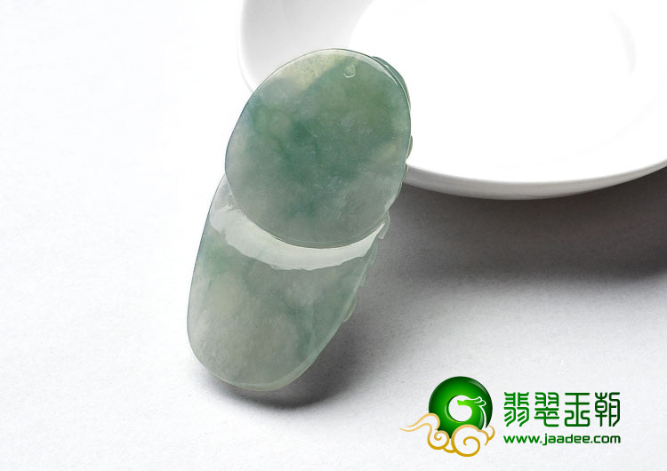 冰种晴水缅甸翡翠A货寿星挂件