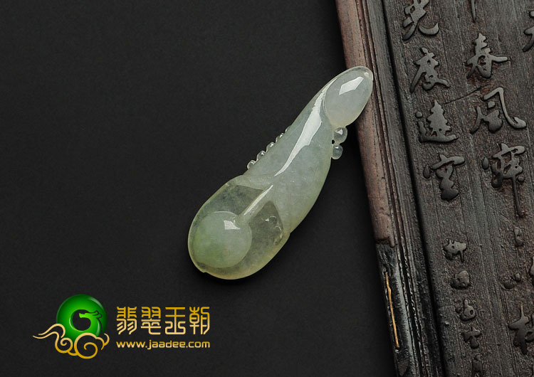 冰种黄翡缅甸翡翠A货玉兰花挂件