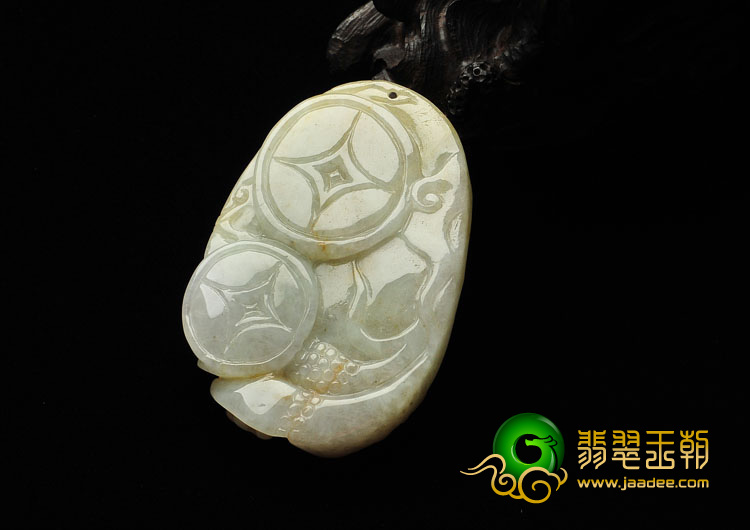糯冰种黄翡缅甸翡翠A货大展鸿图挂件