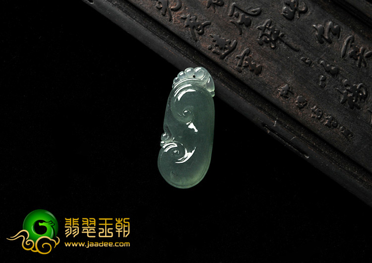 冰种晴水缅甸翡翠A货如意挂件