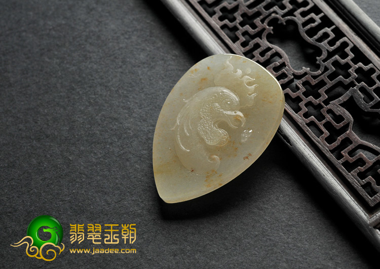 糯冰种飘黄花缅甸翡翠A货冠上加官挂件