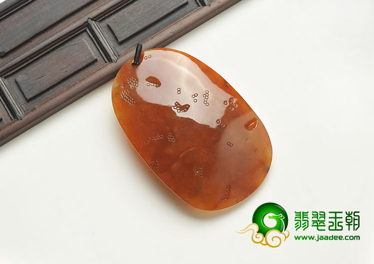 糯冰种红黄翡缅甸翡翠A货双喜临门挂件
