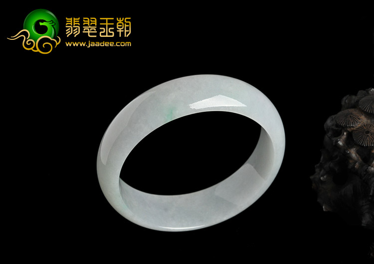 糯冰种晴水缅甸翡翠A货手镯（58.2mm）