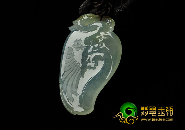 冰种晴水黄翡缅甸翡翠A货一路连科挂件