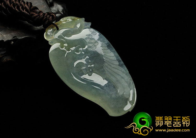 冰种晴水黄翡缅甸翡翠A货一路连科挂件