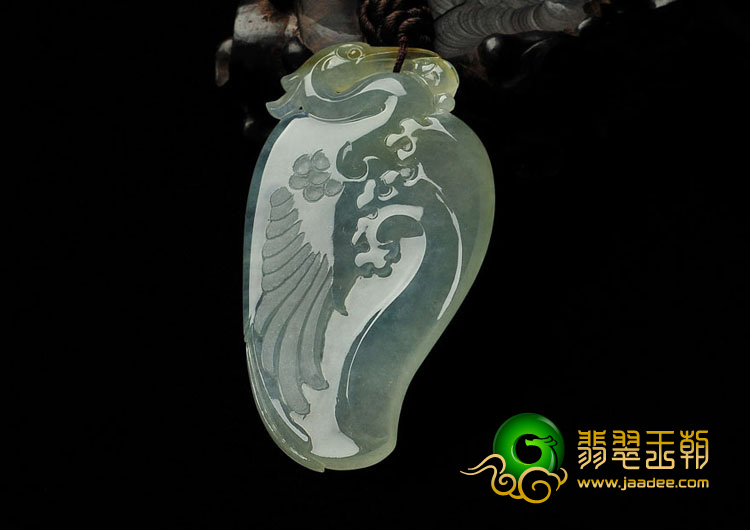 冰种晴水黄翡缅甸翡翠A货一路连科挂件