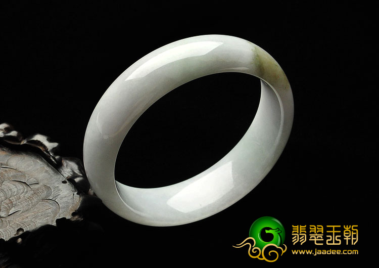 糯冰种晴水缅甸翡翠A货手镯（56.3mm）